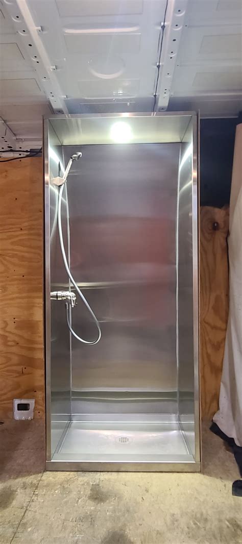 stainless steel rv shower enclosure|replacement showers for rvs.